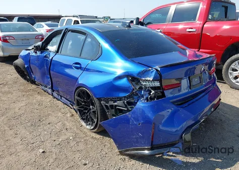 2022 BMW M3 Competition из США, поврежденный, VIN WBS33AY09NFL93279